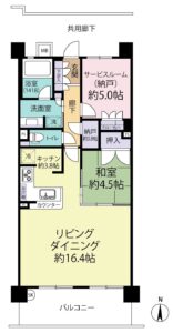 madory ブリリア茨木下中条 壁面収納削除